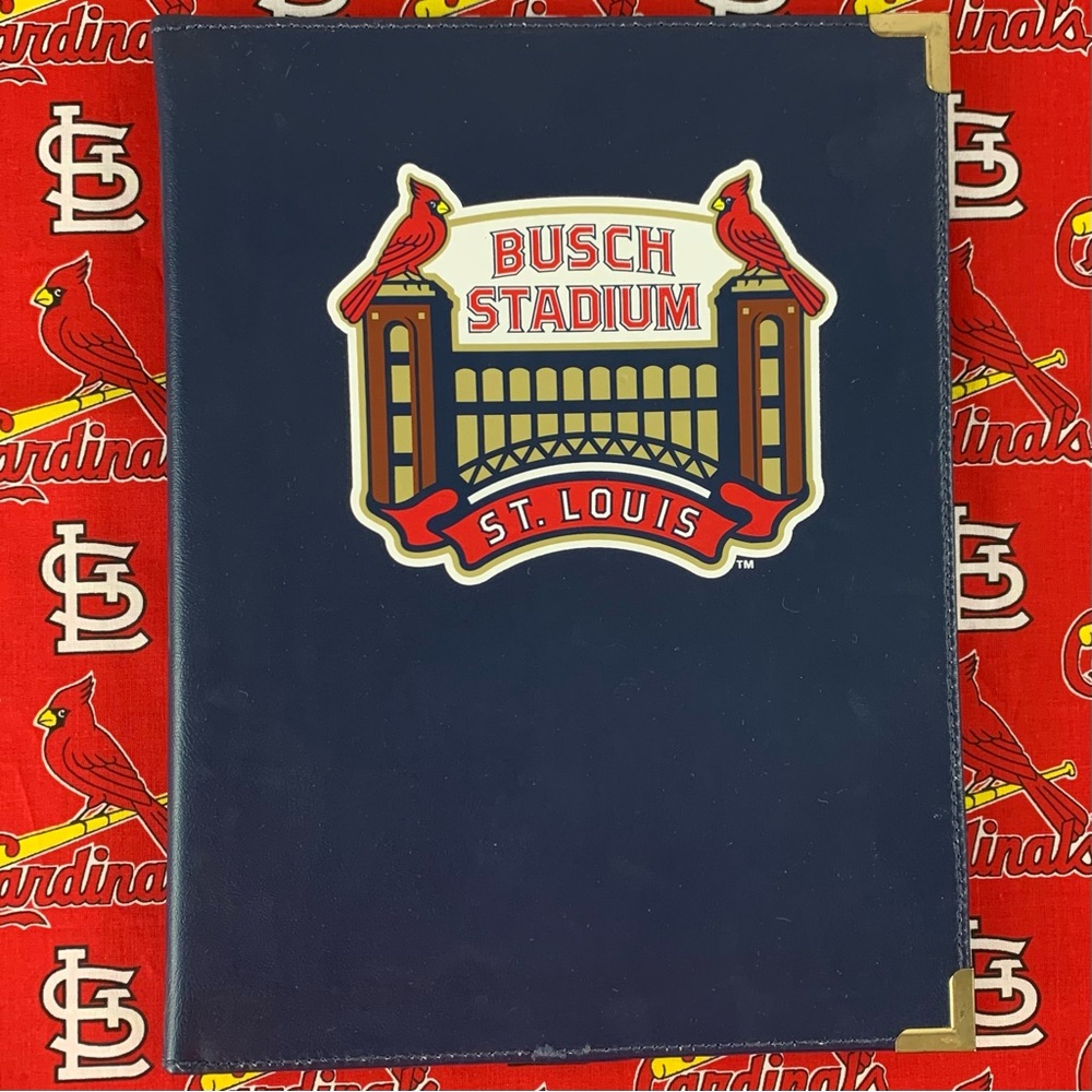 Rawlings Busch Stadium St. Louis Cardinals Notebook portfolio.
